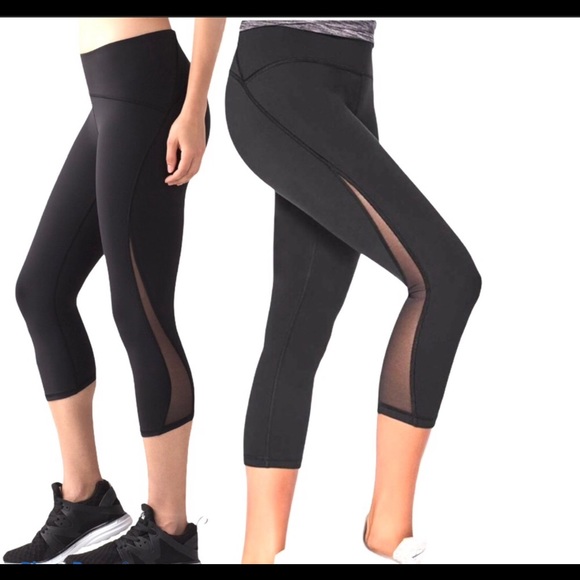 lululemon athletica Pants - Lululemon Train Times Crop Leggings, Black, 8